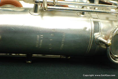 Martin Committee II Tenor Saxophone Rare Silver Plate