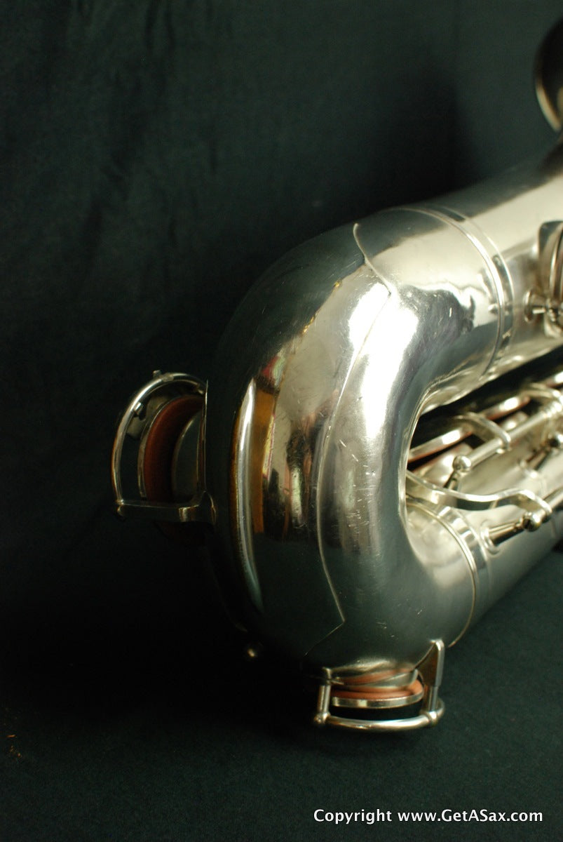 Martin Committee II Tenor Saxophone Rare Silver Plate