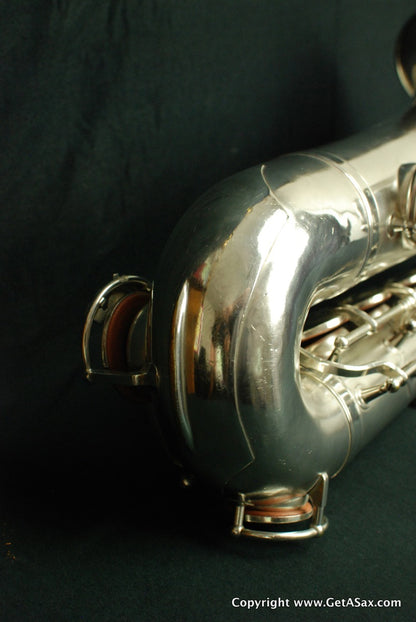 Martin Committee II Tenor Saxophone Rare Silver Plate