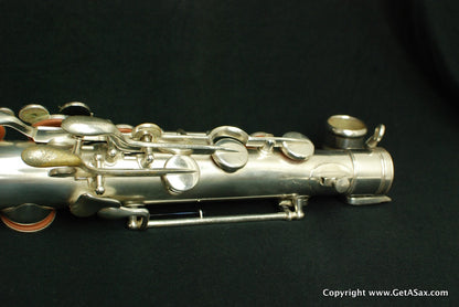 Martin Committee II Tenor Saxophone Rare Silver Plate