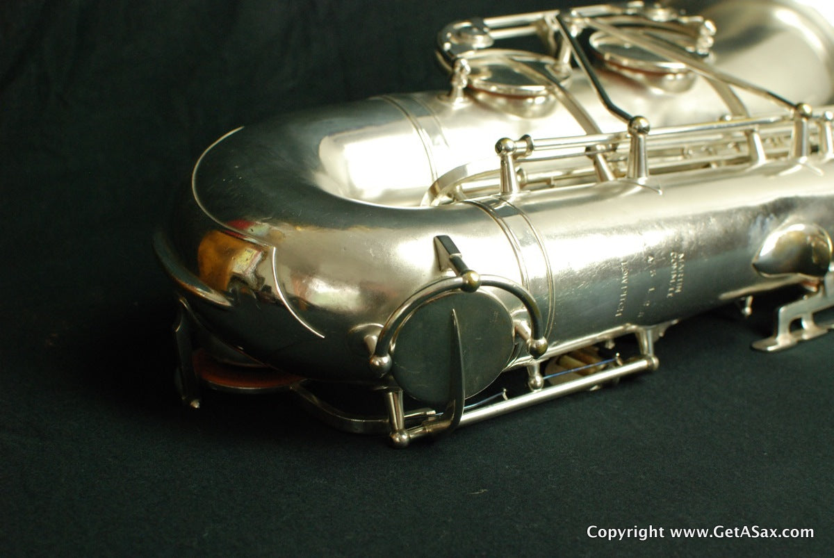 Martin Committee II Tenor Saxophone Rare Silver Plate