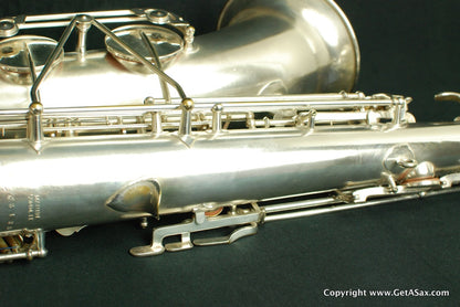 Martin Committee II Tenor Saxophone Rare Silver Plate