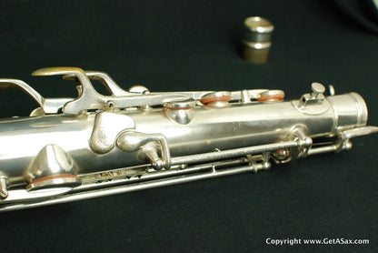 Martin Committee II Tenor Saxophone Rare Silver Plate