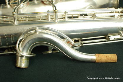 Martin Committee II Tenor Saxophone Rare Silver Plate