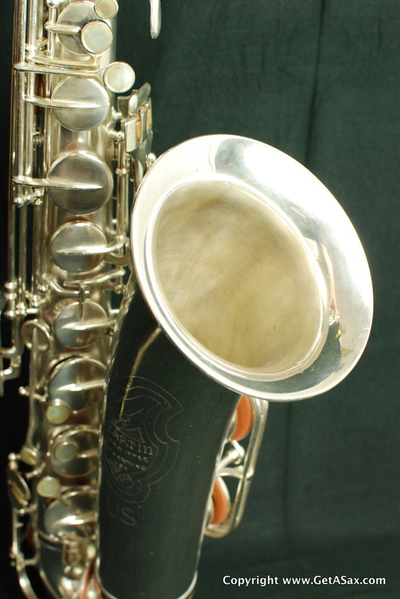 Martin Committee II Tenor Saxophone Rare Silver Plate