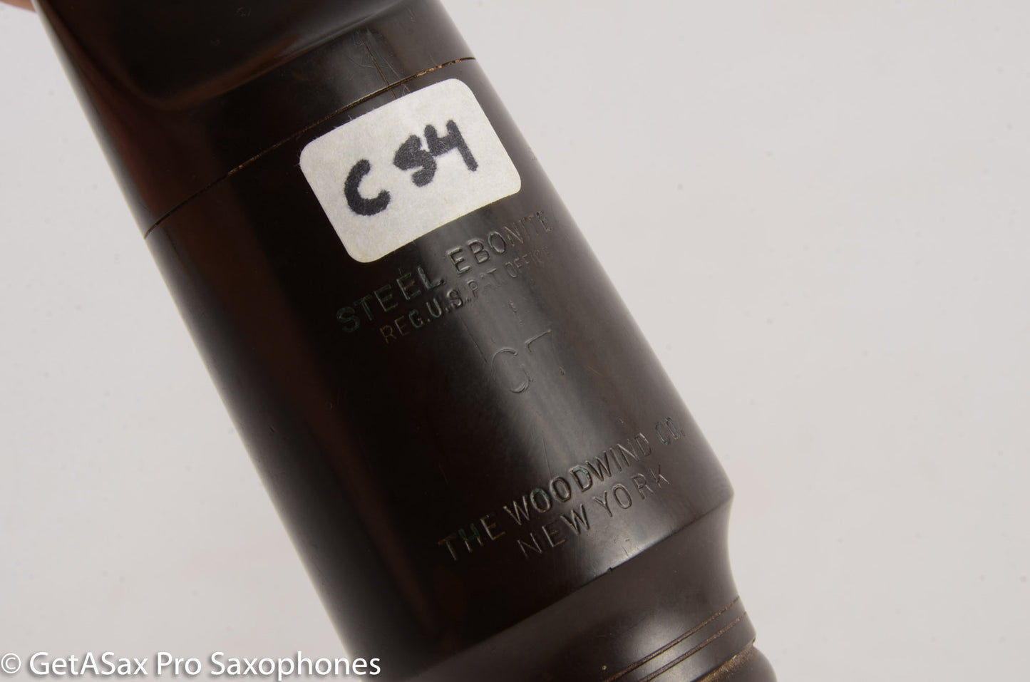 Steel Ebonite WWCo NY G7 Tenor Saxophone Mouthpiece C54