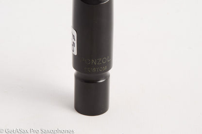Ponzol M1 Hard Rubber Custom USA Tenor Saxophone Mouthpiece F50