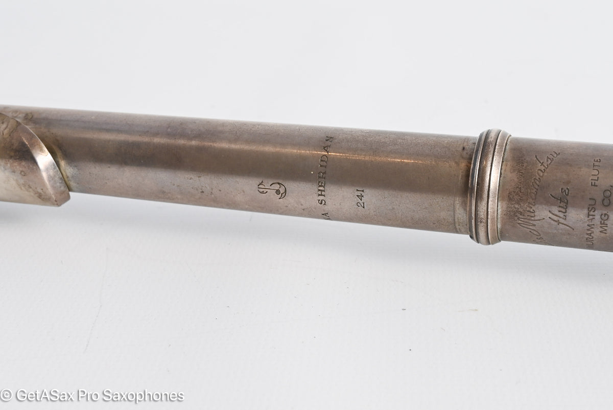 Muramatsu Flute Sheridan Head Joint In-Line G 20024
