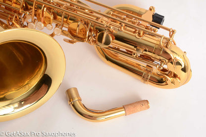 NOVA Woodwinds Lacquered Brass Low A Baritone Saxophone NEW Great Deal!