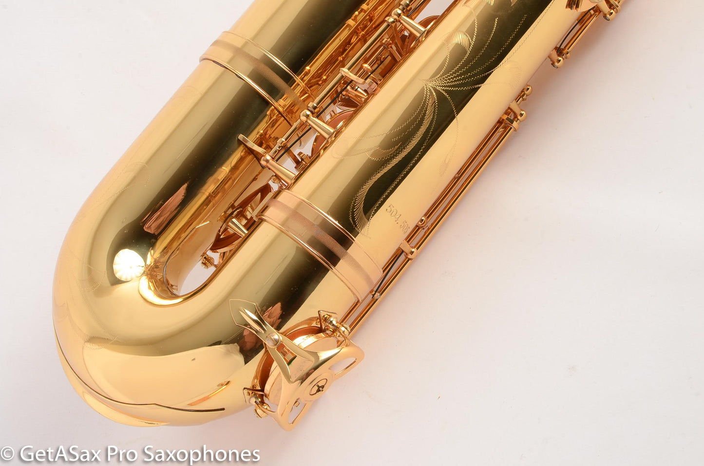 NOVA Woodwinds Lacquered Brass Low A Baritone Saxophone NEW Great Deal!