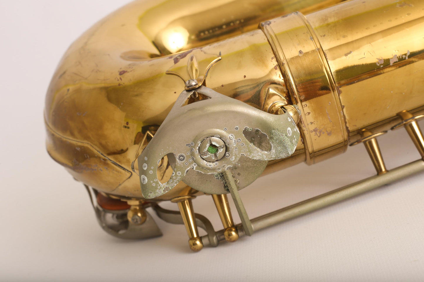 Olds Baritone Early Taiwanese Stencil? Low A Fair Condition Cheap