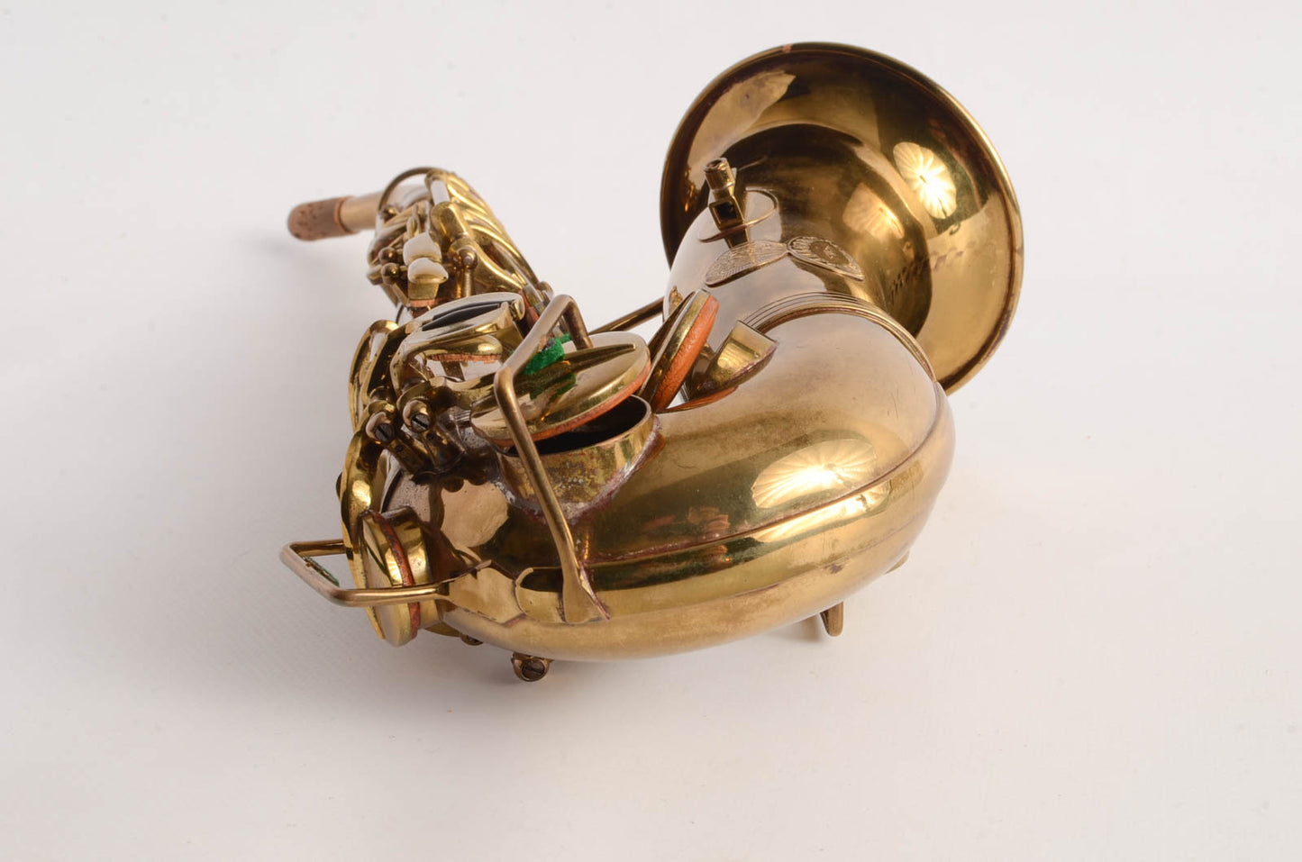 Oscar Adler Curved Soprano Saxophone – Crazy Right Hand Bell Keys! 992