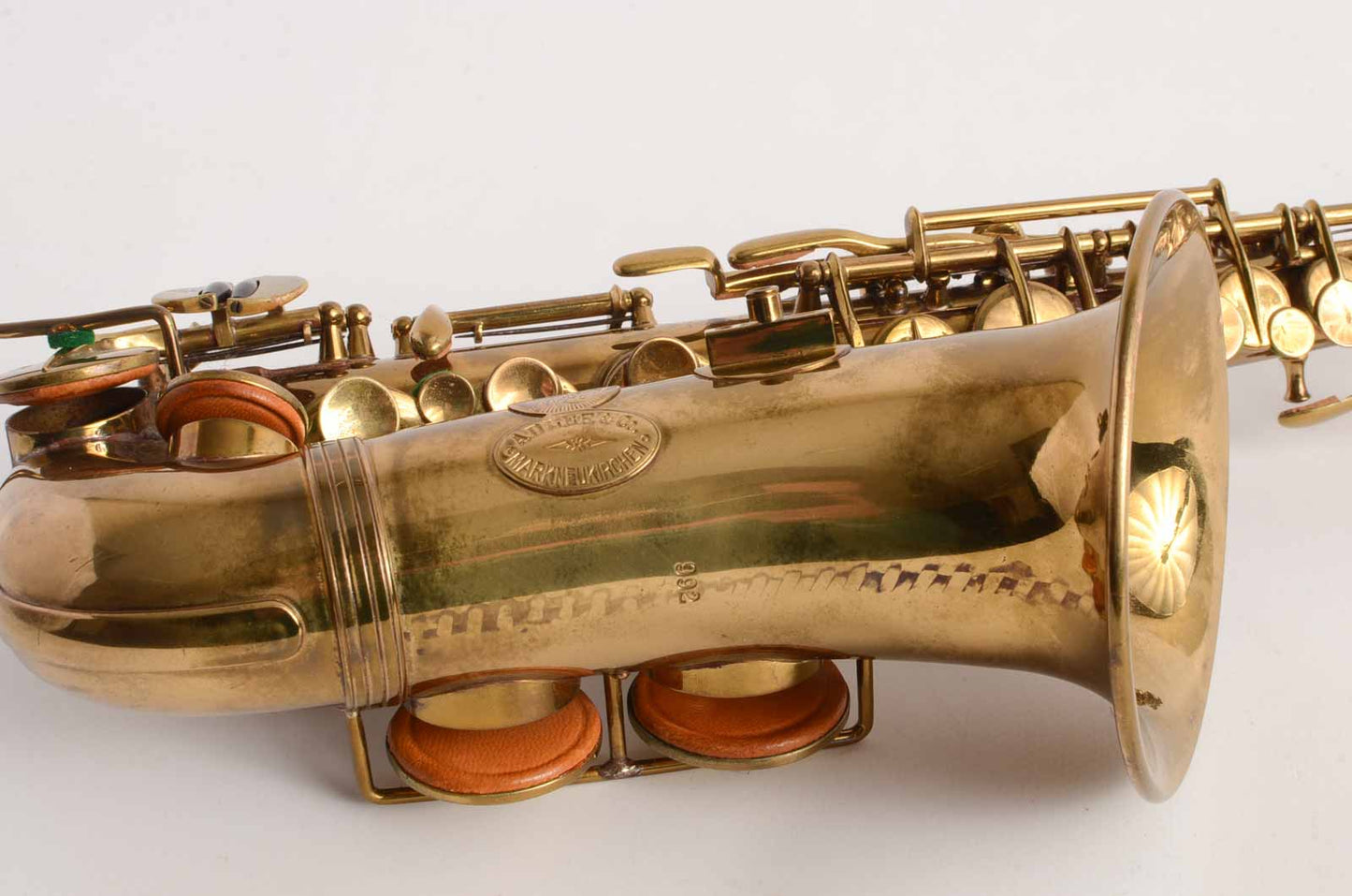 Oscar Adler Curved Soprano Saxophone – Crazy Right Hand Bell Keys! 992