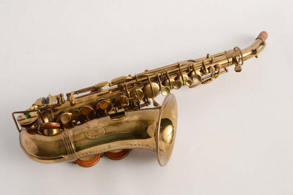 Oscar Adler Curved Soprano Saxophone – Crazy Right Hand Bell Keys! 992
