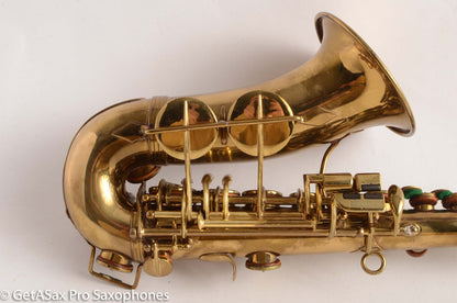 Oscar Adler Curved Soprano Saxophone – Crazy Right Hand Bell Keys! 992