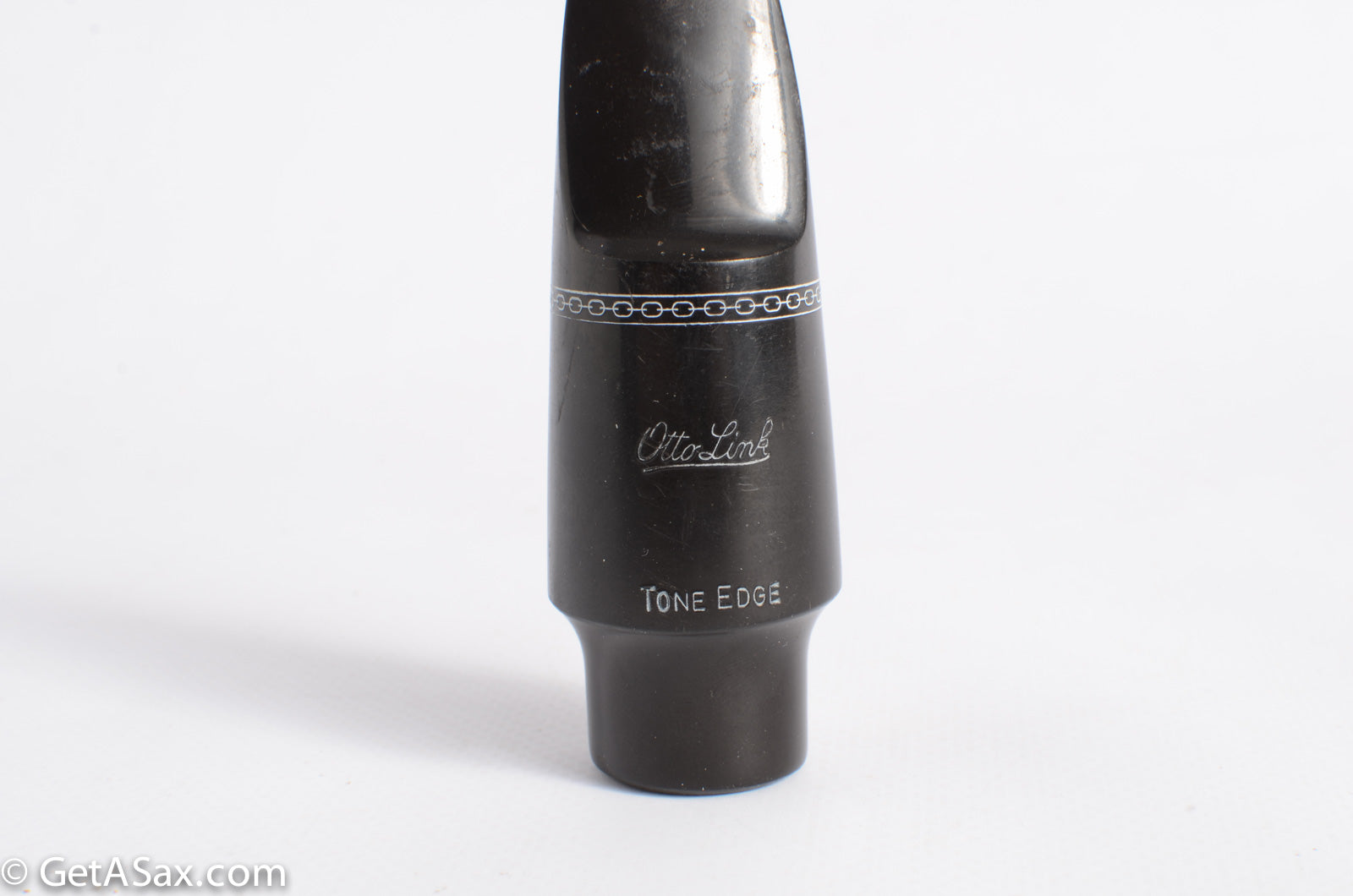 Otto Link Late Florida / Early Babbitt Alto Tone Edge Hard Rubber