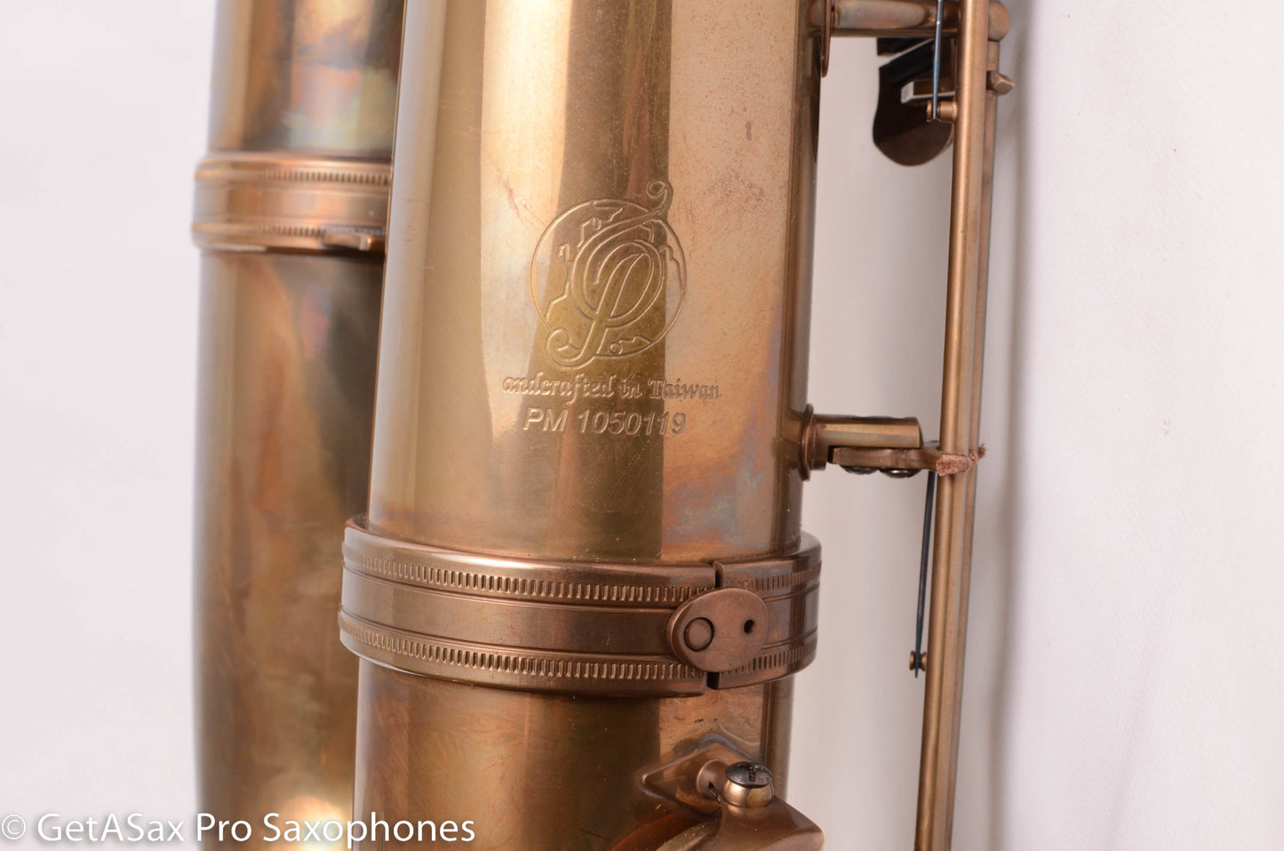 P. Mauriat PMB-302 Low Bb Baritone Unlacquered Excellent Condition 1050119