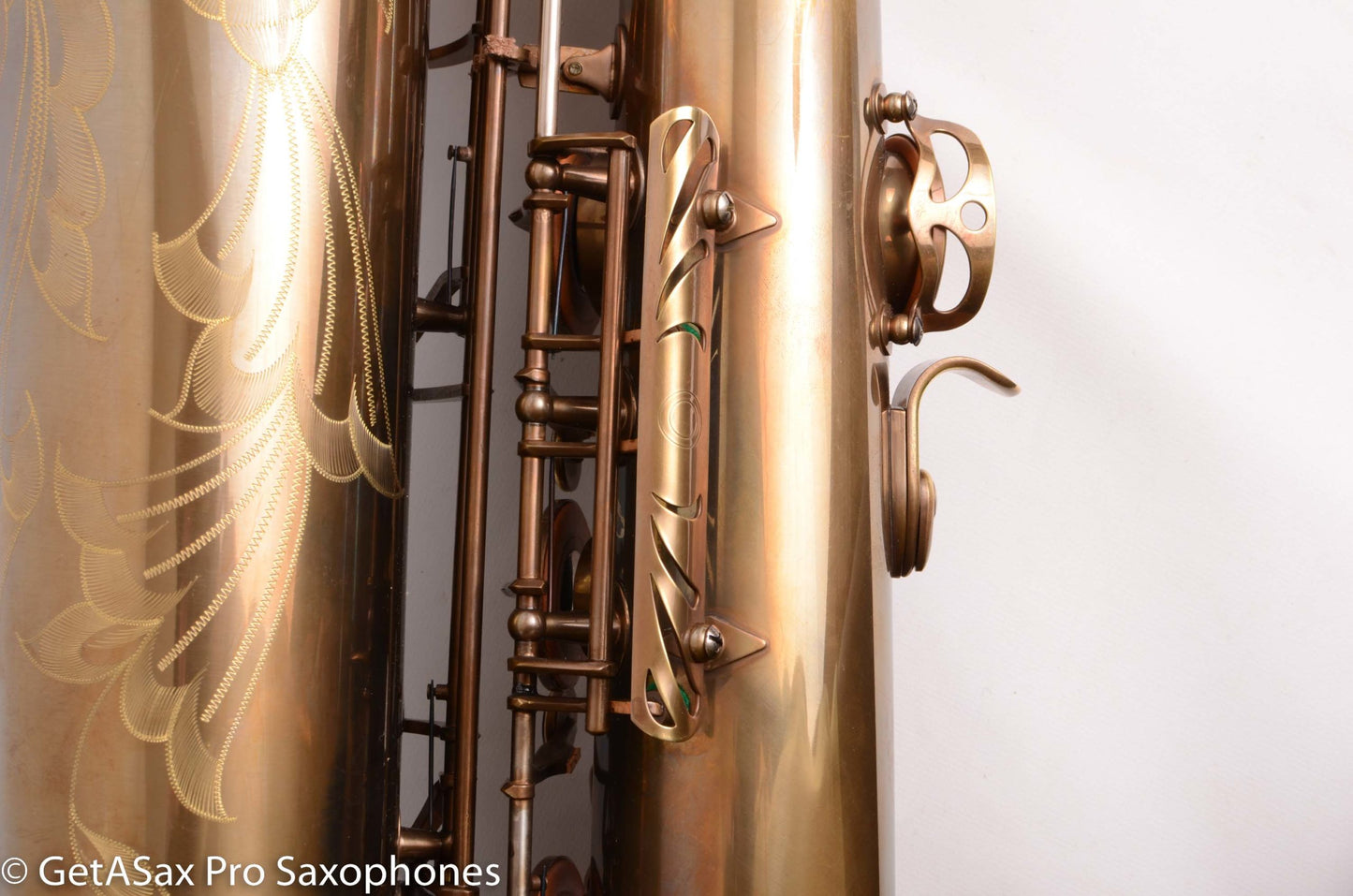 P. Mauriat PMB-302 Low Bb Baritone Unlacquered Excellent Condition 1050119