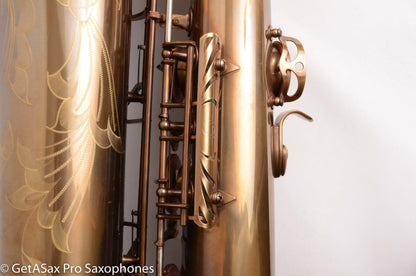 P. Mauriat PMB-302 Low Bb Baritone Unlacquered Excellent Condition 1050119