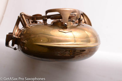 P. Mauriat PMB-302 Low Bb Baritone Unlacquered Excellent Condition 1050119
