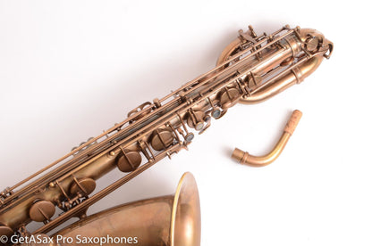 P. Mauriat PMB-302 Low Bb Baritone Unlacquered Excellent Condition 1050119