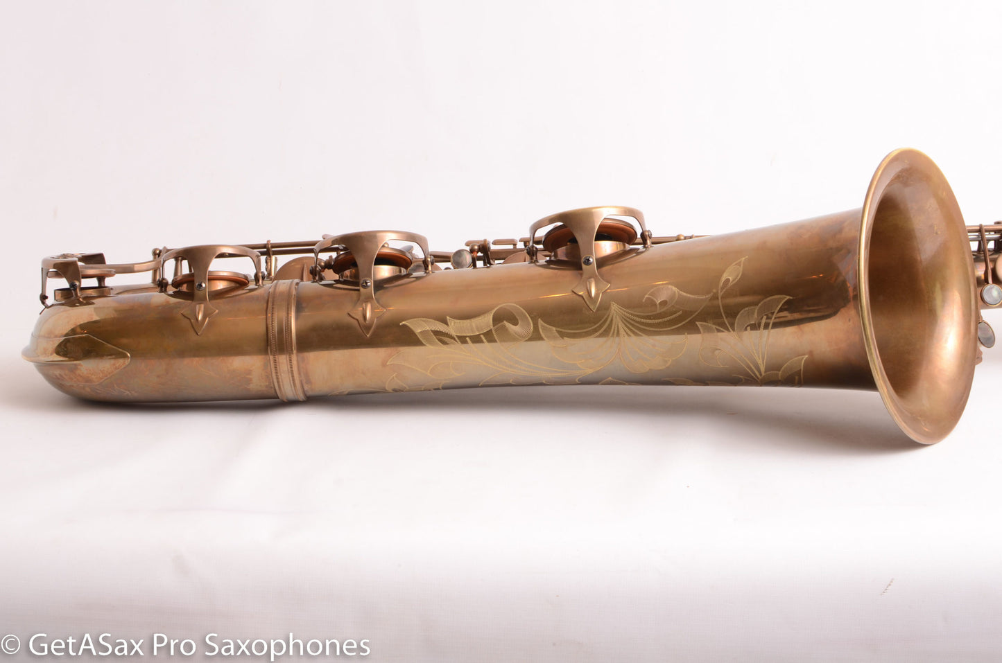 P. Mauriat PMB-302 Low Bb Baritone Unlacquered Excellent Condition 1050119