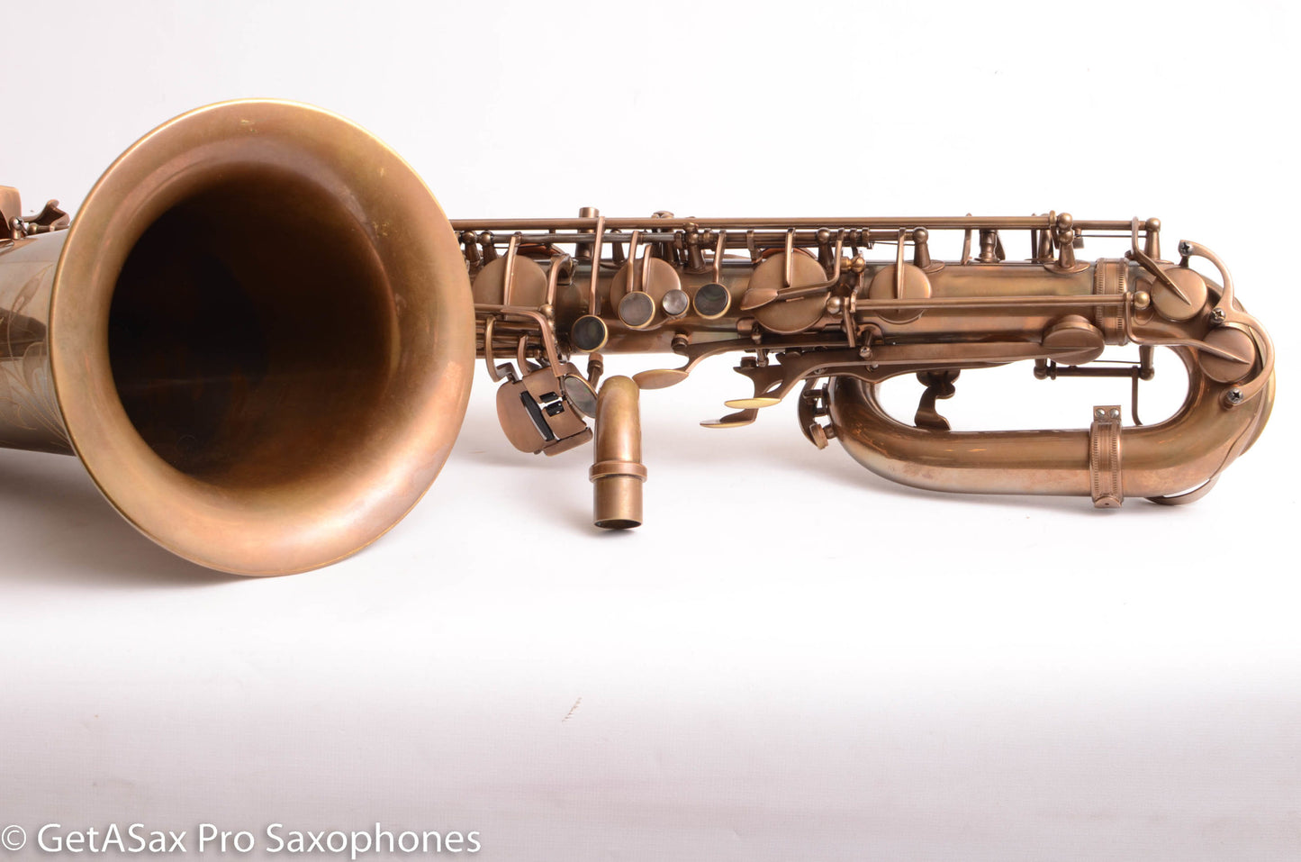 P. Mauriat PMB-302 Low Bb Baritone Unlacquered Excellent Condition 1050119