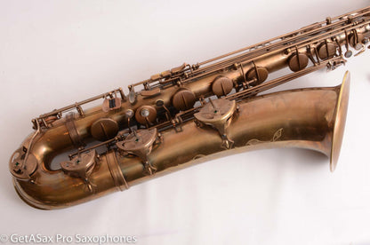 P. Mauriat PMB-302 Low Bb Baritone Unlacquered Excellent Condition 1050119