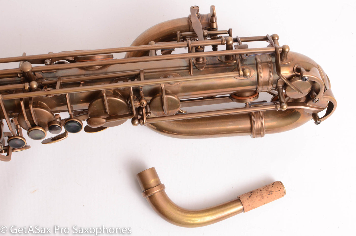 P. Mauriat PMB-302 Low Bb Baritone Unlacquered Excellent Condition 1050119