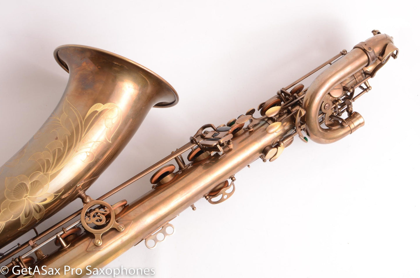 P. Mauriat PMB-302 Low Bb Baritone Unlacquered Excellent Condition 1050119