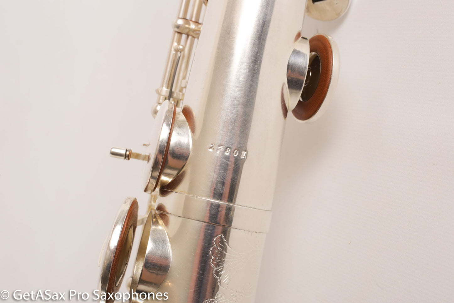 Rampone R1 Jazz Semi Curved Saxello Soprano Mint Silver Plate