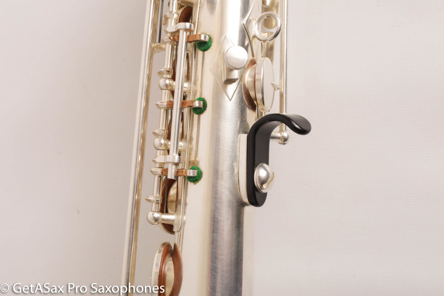 Rampone R1 Jazz Semi Curved Saxello Soprano Mint Silver Plate