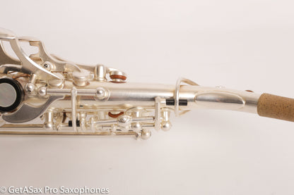 Rampone R1 Jazz Semi Curved Saxello Soprano Mint Silver Plate