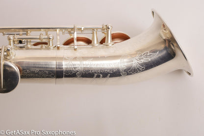 Rampone R1 Jazz Semi Curved Saxello Soprano Mint Silver Plate