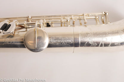 Rampone R1 Jazz Semi Curved Saxello Soprano Mint Silver Plate