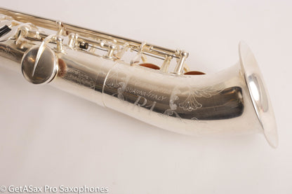 Rampone R1 Jazz Semi Curved Saxello Soprano Mint Silver Plate