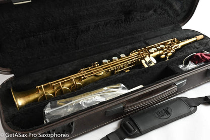 Rampone and Cazzani R1 Jazz Soprano Bare Brass Pro Soprano Excellent Condition 2025
