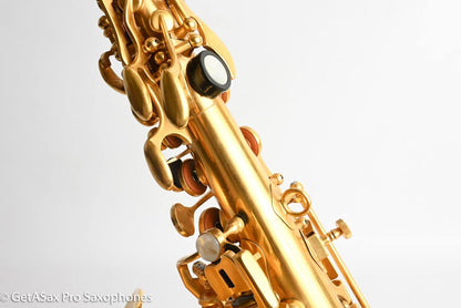 Rampone R1C Jazz Curved Soprano Near Mint Gold Plate Amazing! 21655