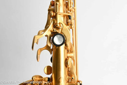 Rampone R1C Jazz Curved Soprano Near Mint Gold Plate Amazing! 21655