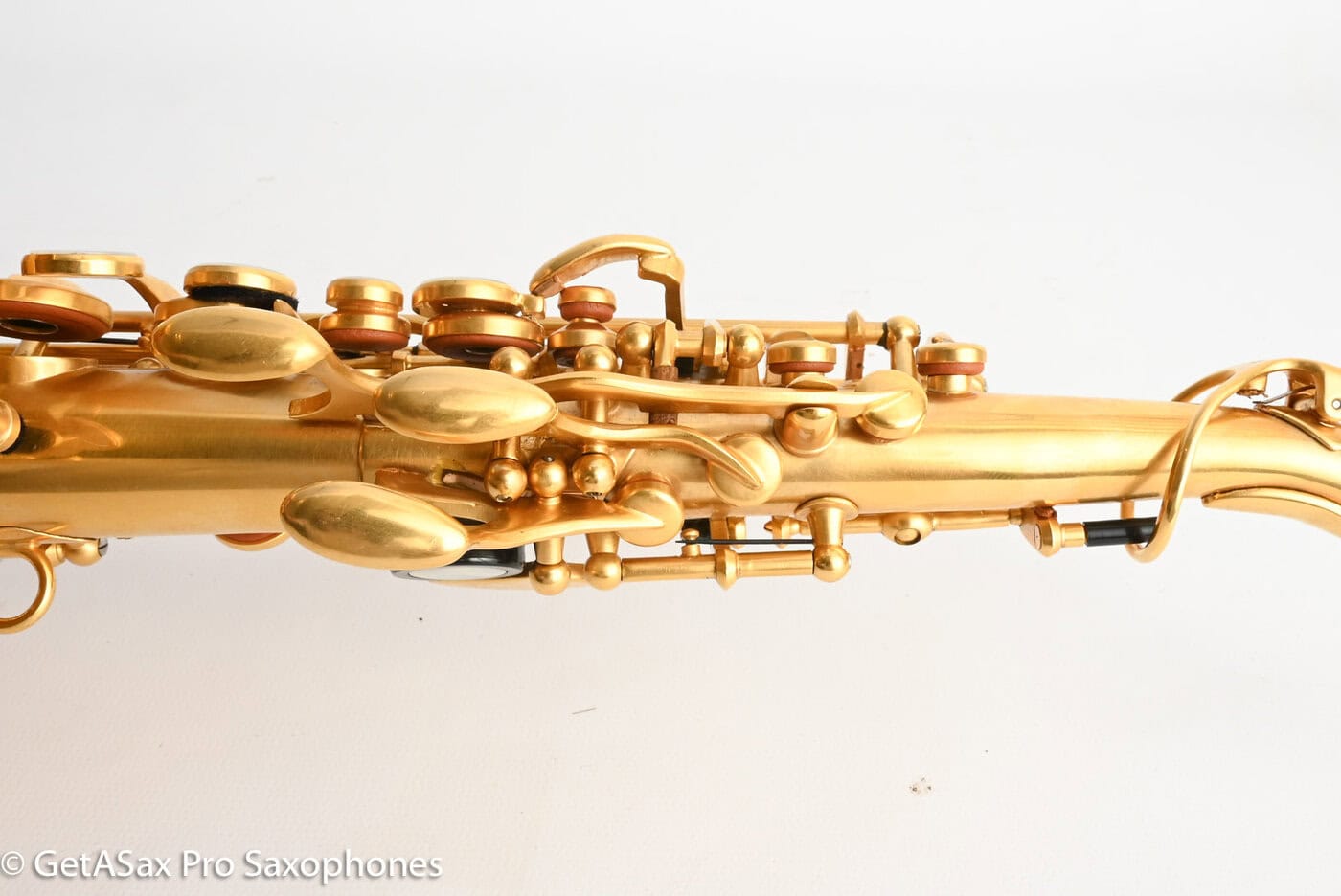 Rampone R1C Jazz Curved Soprano Near Mint Gold Plate Amazing! 21655