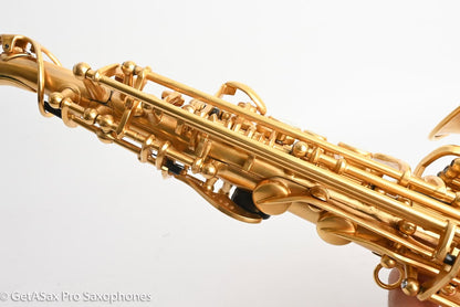 Rampone R1C Jazz Curved Soprano Near Mint Gold Plate Amazing! 21655