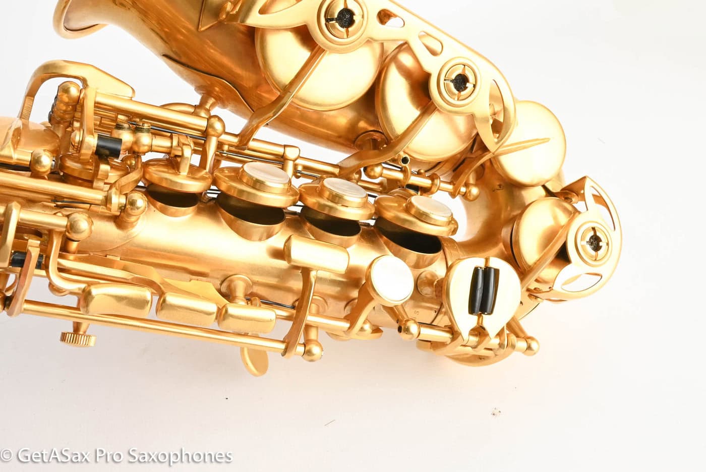 Rampone R1C Jazz Curved Soprano Near Mint Gold Plate Amazing! 21655