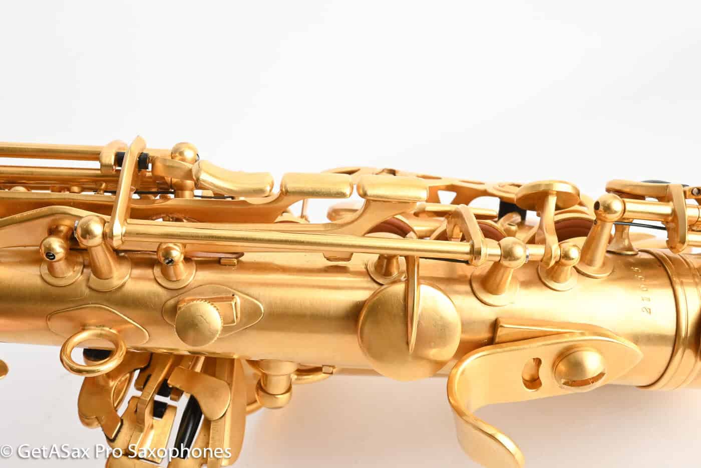 Rampone R1C Jazz Curved Soprano Near Mint Gold Plate Amazing! 21655