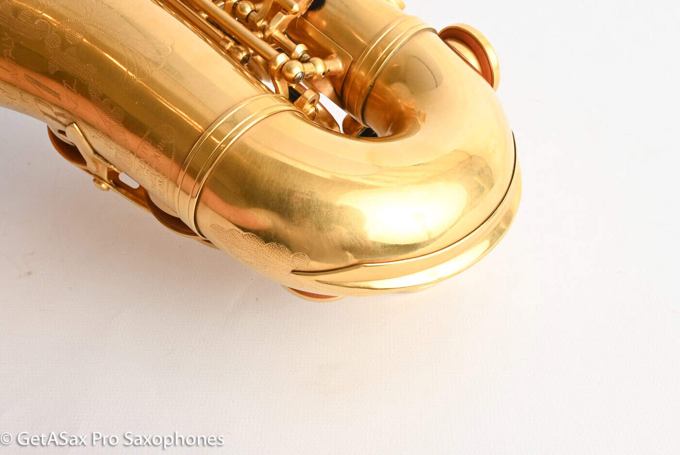 Rampone R1C Jazz Curved Soprano Near Mint Gold Plate Amazing! 21655
