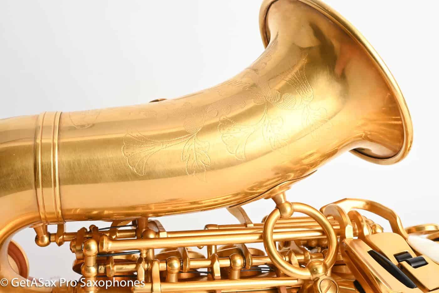 Rampone R1C Jazz Curved Soprano Near Mint Gold Plate Amazing! 21655