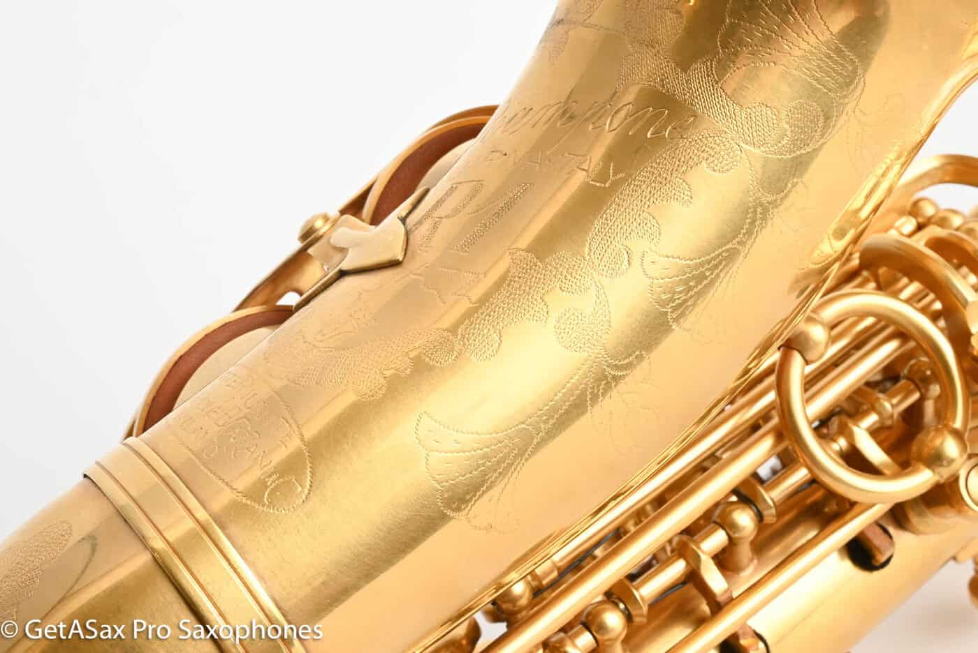Rampone R1C Jazz Curved Soprano Near Mint Gold Plate Amazing! 21655