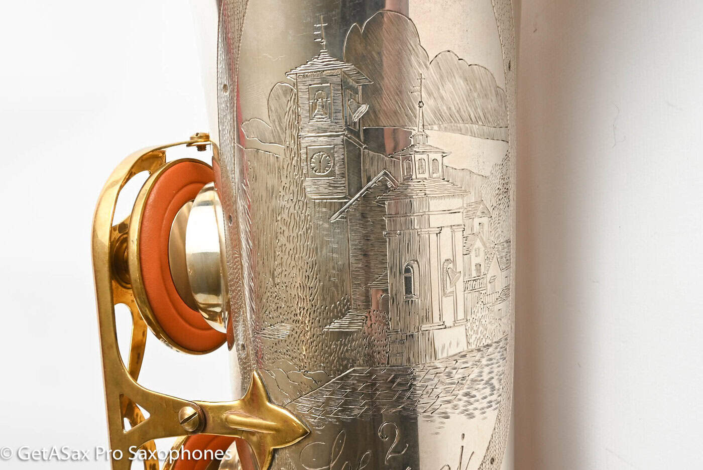 Rampone and Cazzani Two Voices Tenor Solid Silver 2 Necks with Thorough Setup 14197