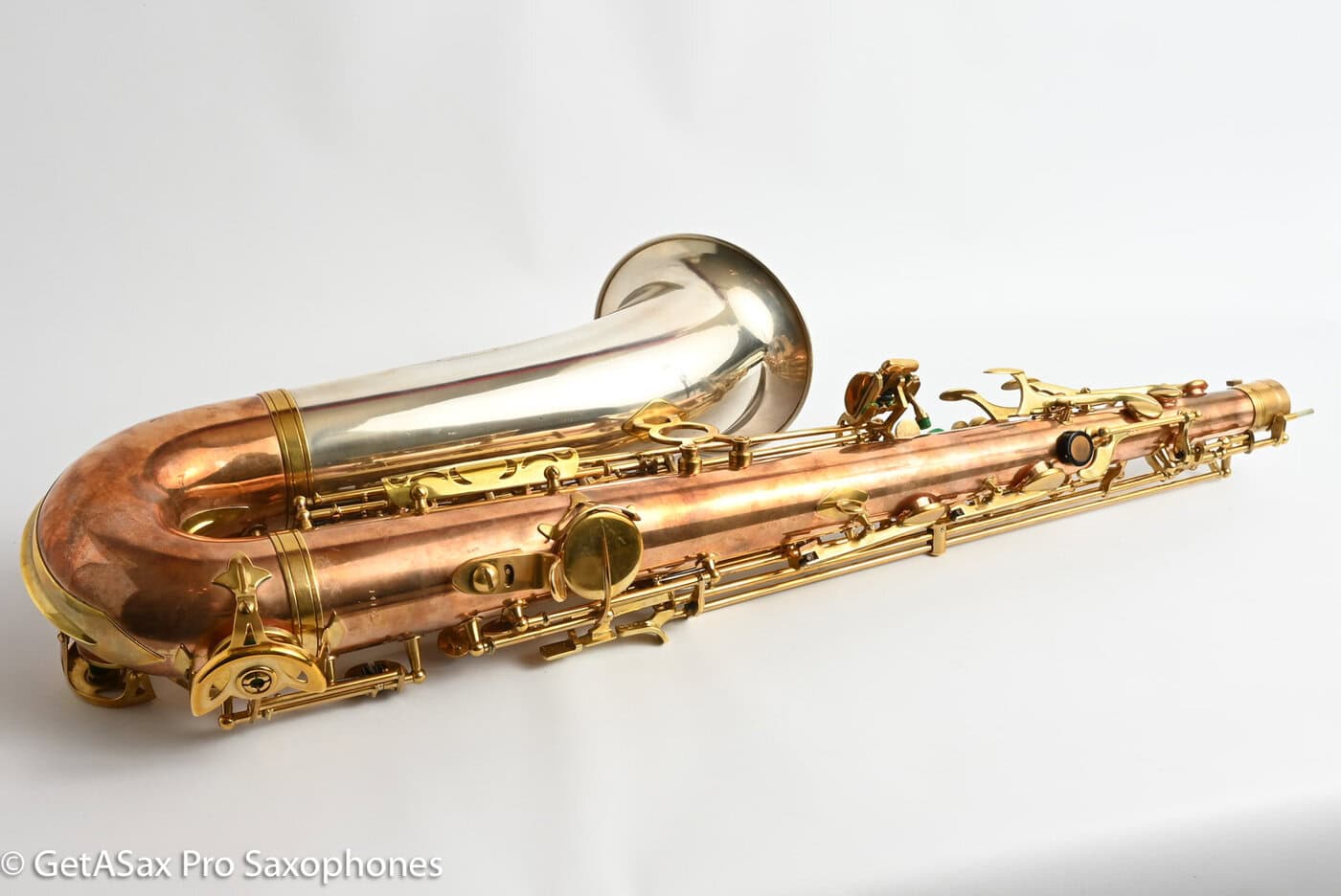 Rampone and Cazzani Two Voices Tenor Solid Silver 2 Necks with Thorough Setup 14197