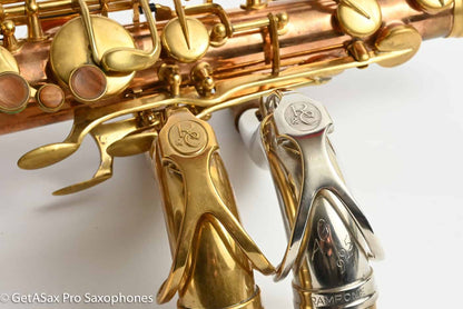 Rampone and Cazzani Two Voices Tenor Solid Silver 2 Necks with Thorough Setup 14197