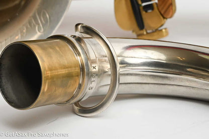 Rampone and Cazzani Two Voices Tenor Solid Silver 2 Necks with Thorough Setup 14197